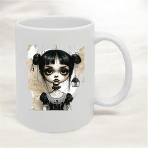 Gothic Retro Horror DTF UV Vinyl Mug